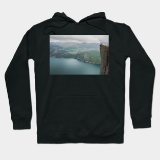 At the edge of a cliff Hoodie